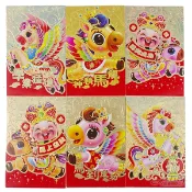 X射線 精緻禮品 飛馬騰達紅包袋6入(任選4個$100)，春節/過年/金元寶/紅包袋/糖果盒/猴年，X射線【Z708794】