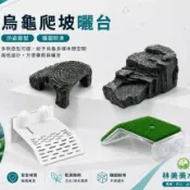【林美美水族】烏龜曬台 烏龜爬坡台 龜台 晒背台 爬梯 浮台 吸盤曬台 草皮曬台 水龜巴西龜造景