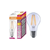 (店+)【Osram 歐司朗】LED燈絲燈7W E27 球泡型 燈絲燈泡 7瓦 可調光 小燈泡 小瓦數 適用水晶吊燈 (黃光)