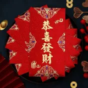 現貨 新年快樂 燙金 紅包袋 生日快樂 婚禮