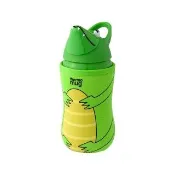 【Thermo Mug】日本不鏽鋼動物水壺 380ml經典款-綠色鱷魚