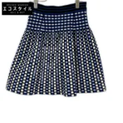 【DOKODEMO】Prada 14SS 121063 藍色印花針織半身裙 38碼 [二手]