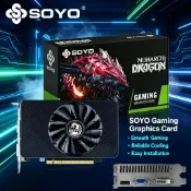 SOYO 高效率 GTX 750 顯示卡:4GB GDDR5 遊戲顯示卡,適合日常辦公與休閒遊戲,專注耐用性