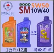 [好事多］9000SL中油機油9000SM機油：全合成機油、引擎鍍膜潤滑劑機、油精機油添加劑、鉬元素、福士氮化硼引擎潤滑