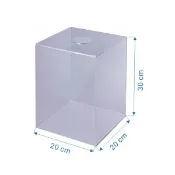 永昌創新國際有限公司 徠福 壓克力摸彩箱 小 20x20x30cmx3mm /個 NO.1190（訂製品，確認訂購後恕不退換貨）【APP滿額下單10%點數(單一帳號最高1000點)】9/30止