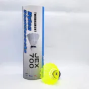 【線上體育】JEX-700型 尼龍羽球 實用級 黃色 (一筒6顆)