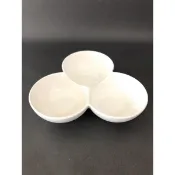 有發票/東昇瓷器餐具=大同瓷器8吋三格盤  P0183
