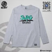 SLANT SWAG字樣T恤 LIVE BRAVO 老司機專屬 成人T恤 潮TEE 柔棉長袖T袖 限量出品