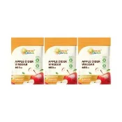 即期品【Sun 日落恩賜】孅盈蘋果醋600mg膠囊3袋組(共90粒)