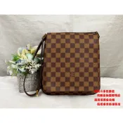 ☆優買二手精品名牌店☆ LV N51260 咖啡 棋盤 格紋 肩背包 王菲包 郵差包 未使用展示品 特價
