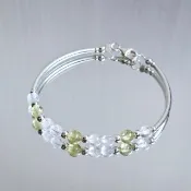 s925純銀 沙佛萊石 月光石 手鍊 | 手作客製 手鍊 項鍊