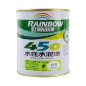 (店+)【虹牌】450平光水性水泥漆＜1公升裝、1加侖裝＞／漆王