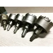 [跩兔賣場]鎢鋼圓穴鋸 直柄 46～50mm 白鐵挖孔器 穴鑽