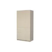 【紅毛港傢具】23B-KG120# 三門衣櫃(120CM)(高240CM)(磨砂灰)(請先來電查詢有無現貨)