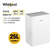 Whirlpool惠而浦 WDEE25TW 高效除濕型25L第六感智能除濕機【拆封福利品】