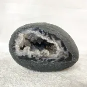 灰藍瑪瑙紋路 異象晶洞🔆烏拉圭 111號 471公克  異象 軟糖水晶 異象圓洞🔮小晶洞 收藏 烏拉圭 A0220