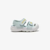 (店+)【NEW BALANCE】預購 韓國 New Balance 8809 童鞋 小童12-15 韓製護趾包頭涼鞋學步鞋 薄荷綠白