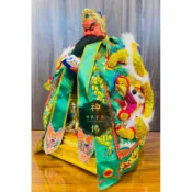 【神佛佛具】綠色龍袍 關聖帝君 關公 恩主公 文衡帝君 范府千歲 范府王爺 王爺 千歲 8寸8 1尺3