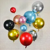 🔥全省現貨🔥4D立體圓球 鋁箔氣球 /尾牙 情人節 婚禮 佈置 錫箔汽球 生日派對 會場 布置 22吋 32吋