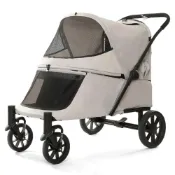 (店+)【IPSKY】大型可折疊寵物推車 小中大型犬適用 附斜坡爬坡板 後門開放設計 老年犬受傷犬外出代步車 YSQ