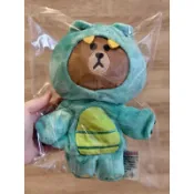全新現貨 Line Friends 熊大 變裝 恐龍 手偶 6吋 娃娃