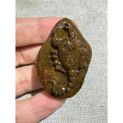 《跳花玉雕蠍子》250930-03 總統石 心臟石 血絲碧玉 台灣藍寶 鳳凰碧玉 | 後山帝星石業