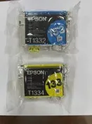 EPSON 133 原廠墨水匣 藍、黃 二色  各1