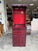 香榭二手家具*紅木半實木2尺2 直立式神櫥-神明桌-上蓋神桌-神桌-佛櫥-佛桌-中古神桌-公媽桌-祖先桌-八仙桌-供桌