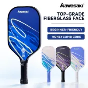 KAWASAKI 川崎 Pickleball 槳 GALAXY&AURORA 220g 玻璃纖維泡菜球拍適合初學者攻擊