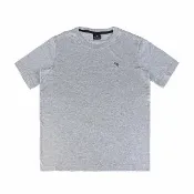 【Paul Smith】PAUL SMITH後領草寫LOGO左胸布標馬圖案設計有機棉短袖T恤(男款/庚斯博羅灰)