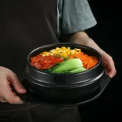 全球選品1館 生活百貨 韓式石鍋拌飯鍋家用燃氣韓國大醬湯煲仔飯米線砂鍋小號碗商用