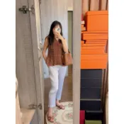 v三宅一生 pp 小包袖上衣