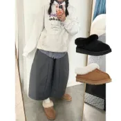 (店+)【UGG】UGG Tazzette UGG小標 麂皮 穆勒鞋 UG1134810