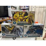 鋼彈基地限定模型 RG 飛翼EW彩透/獨角獸鋼彈金色鍍膜 & MGSD 血的孤兒 鍍膜