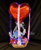 X射線 精緻禮品 史迪奇 熱氣球，Disney/捧花/情人節金莎花束/西洋情人節/熱氣球/告白氣球/畢業花束/亮燈花束/情人節禮物/送禮/婚禮小物/生日禮物/交換禮物/告白/求婚，X射線【Y572452】