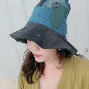手工製作牛仔拼接精靈牛仔帽