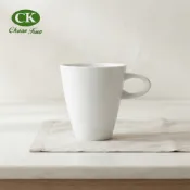 【CK全國瓷器】馬克杯系列 一指杯(象牙白) 280mL 280cc 咖啡杯 茶杯 家用馬克杯 陶瓷馬克杯 陶瓷杯