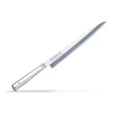 (店+)「工具家達人」日本製 藤次郎 鐵柄 ST 270mm 生魚片刀 柳刃 本職用 柳刃 生魚片 生魚片刀 魚刀 F-623