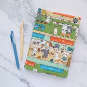 【貓咪迴轉壽司】布書衣 書衣 可調式 A6 A5 B6 50K 25K 32K 20K 16K  超級可愛 手作布書衣