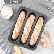 Chefmade學廚 不沾法國麵包烤模 法棍模 長棍 法式麵包模具 波浪型麵包烤模 WK9943 法國麵包 法式長棍