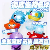 海洋生物造型氣球  螃蟹 河馬 河豚 海星 章魚 動物氣球 鋁箔氣球 生日氣球 氣球派對 生日佈置 動物頭 動物園 周歲