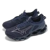 Mizuno 慢跑鞋 Wave Prophecy 14 男鞋 深藍 輕量 回彈 簍空 運動鞋 美津濃 J1GC2500-08