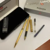 [筆來筆趣Pen101] Aurora Maggellano 23K鍍金 對筆 鋼筆