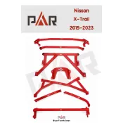 《PAR 底盤強化》Nissan X-Trail  底盤 改裝 汽車 引擎室 拉桿 底盤強化拉桿 防傾桿 側傾