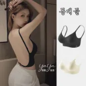 韓國美背U形外擴內衣 A變C 加厚6cm 冰絲親膚無痕透氣調整型內衣女 小胸聚攏薄款背心學生少女bra一體露背文胸胸罩