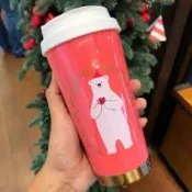 現貨～星巴克202耶誕🎄系列星巴克北極熊不鏽鋼杯473ml