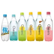 【蝦皮直營】泰山 Cheers氣泡水系列 強氣泡/原味/蜂蜜/檸檬/水蜜桃 590mlx24入/箱 多款可選 箱購