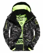 DryDog 跩狗嚴選 跩狗嚴選 出清賠本價 極度乾燥 Superdry 跩狗嚴選 Rescue 滑雪 防風 防水 風衣 雪衣 外套 滑雪夾克 科技布料 灰迷彩 螢光綠