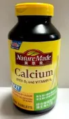 Costco好市多 Nature Made 萊萃美 綜合檸檬酸鈣加維生素K2 250錠 calcium D3+K2