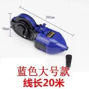 墨斗30米線木工自動劃線器手搖木斗線塑料彈線墨線棉線畫線器工。